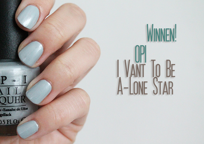 Winnen | OPI I Vant To Be A-Lone Star + andere nailgoodies. – GESLOTEN!